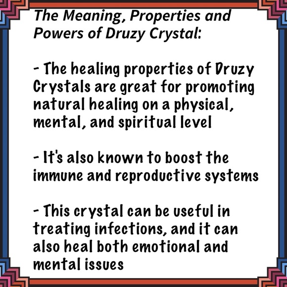 Druzy Crystal and Silver Earrings - Picture 6 of 17